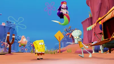 Губка Боб Квадратные Штаны: The Cosmic Shake screenshot 0