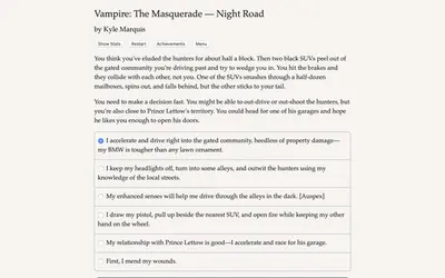 Vampire: The Masquerade — Night Road screenshot 3