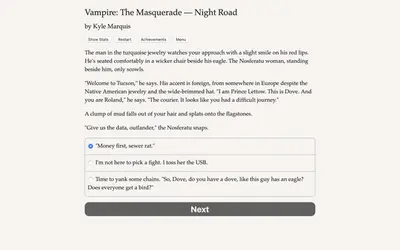 Vampire: The Masquerade — Night Road screenshot 0