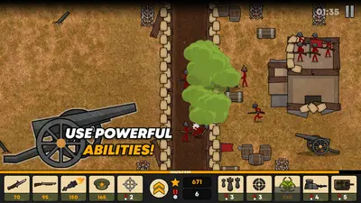 Stickman Trenches screenshot 2