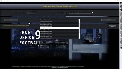 Front Office Football Nine screenshot 0
