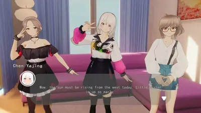 Lustful Butler And Charming Sisters screenshot 6