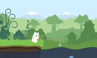 Cat Goes Fishing screenshot 0