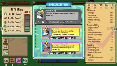 Everything is Crab: The Animal Evolution Roguelite screenshot 10