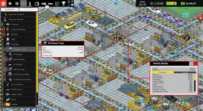Production Line : Car factory simulation screenshot 0